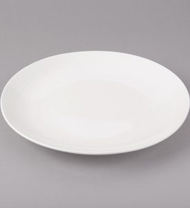Large White Plate