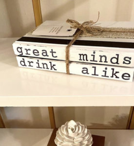 Great Minds Drink Alike Book Stack